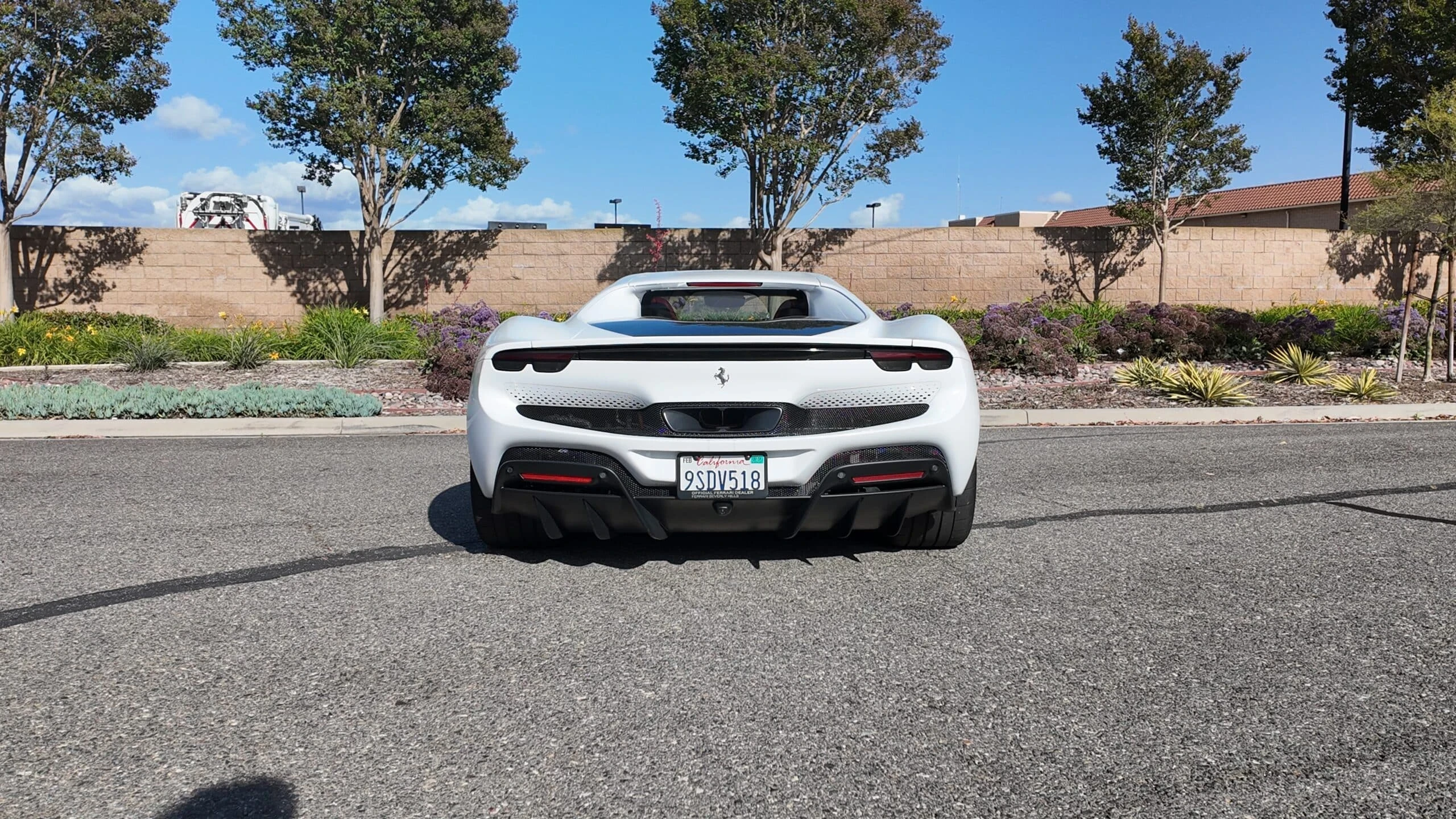 Ferrari 296 GTB detail relevant to hybrid supercar rentals on MIAMI RENT LUXURY
