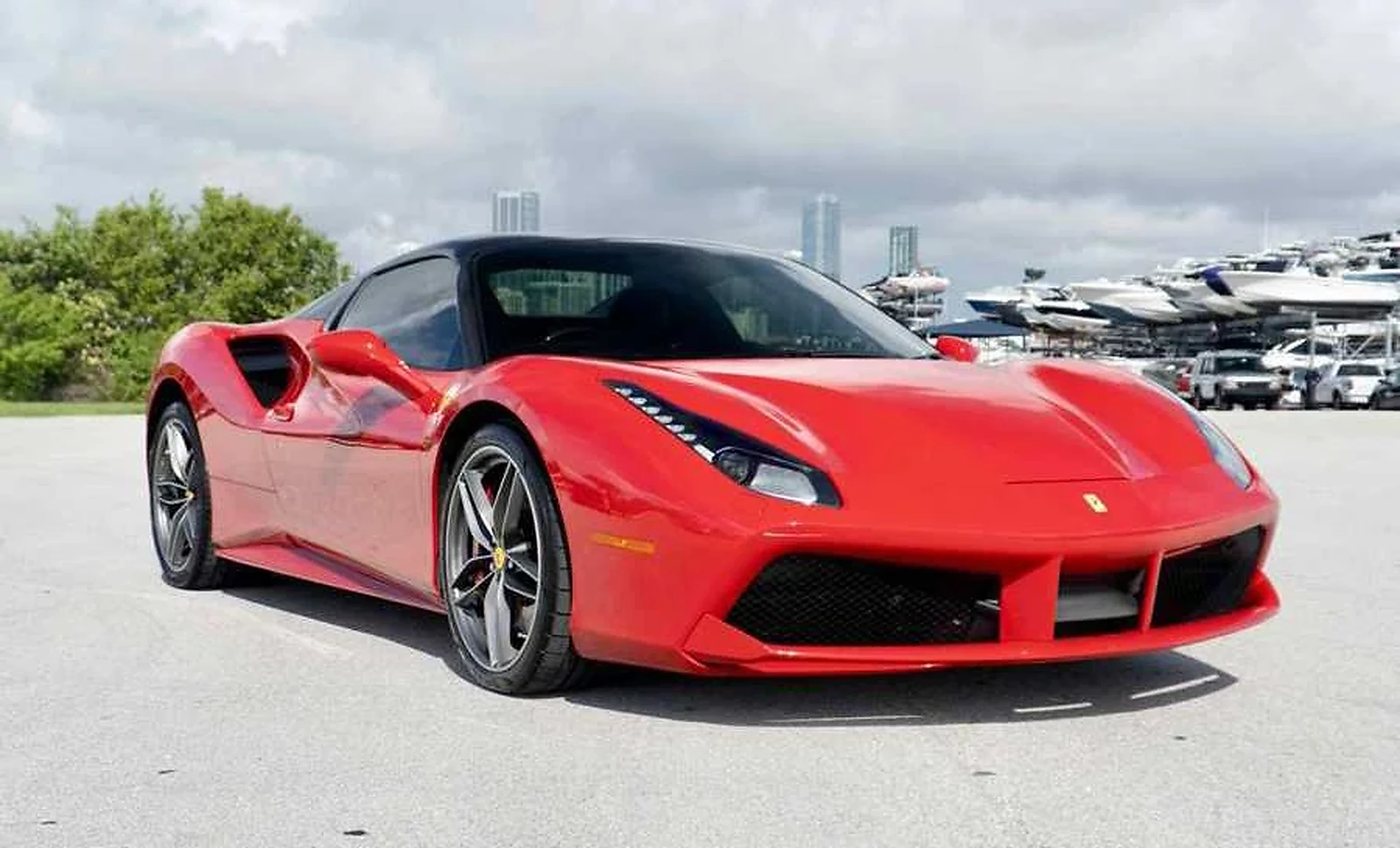 Ferrari 488 GTB detail relevant to multi-car exotic rental coordination on MIAMI RENT LUXURY