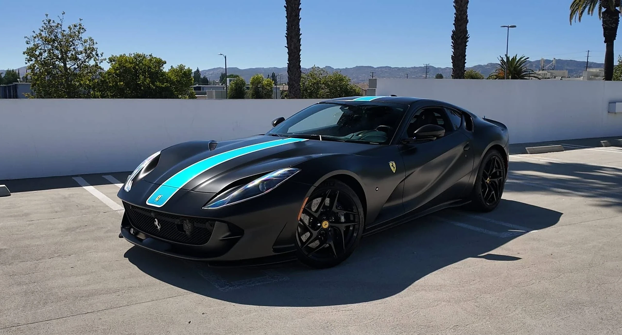 Ferrari 812 Superfast detail relevant to v12 exotic car rentals on MIAMI RENT LUXURY