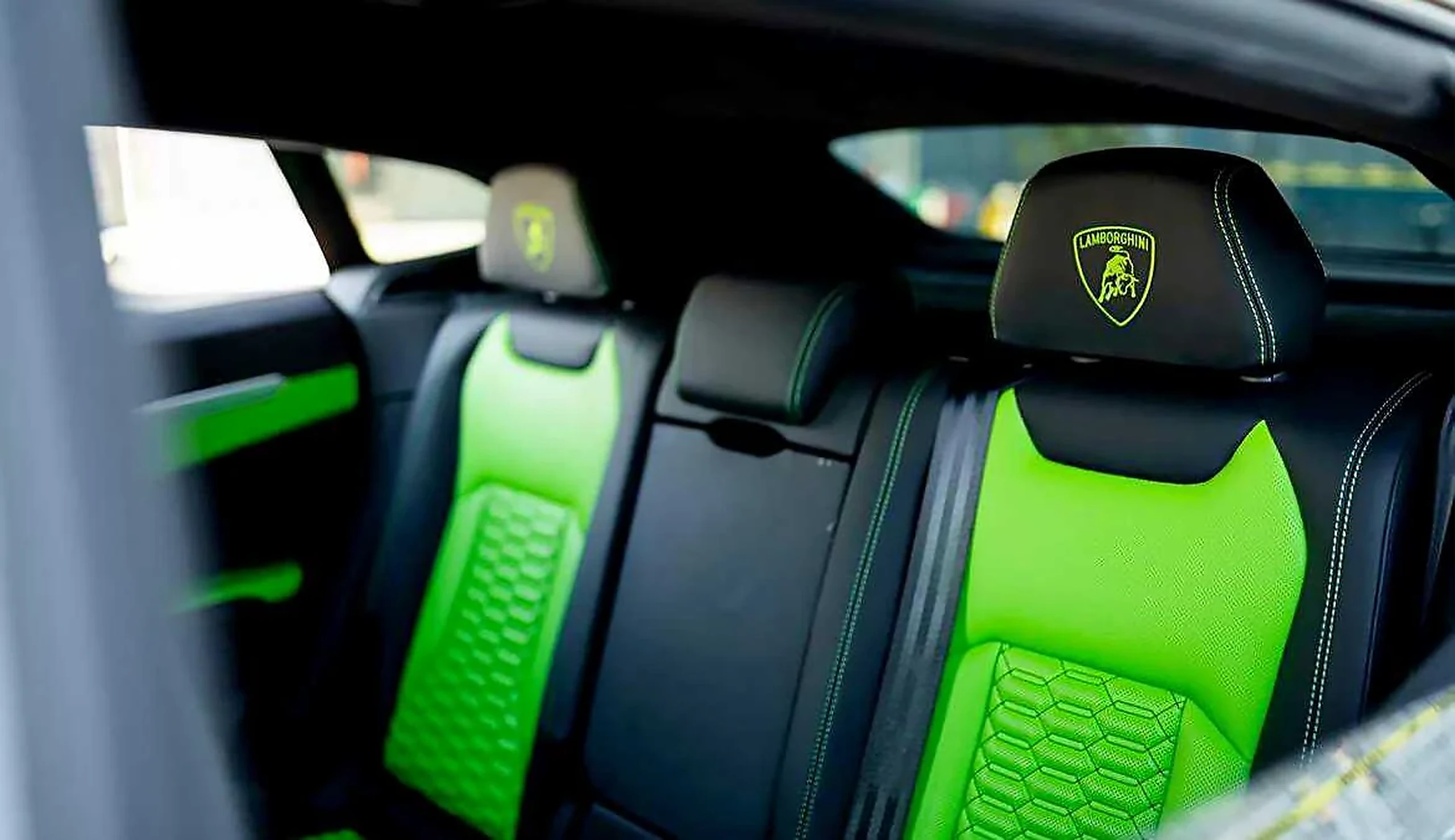 Lamborghini Urus detail relevant to exotic car rentals with luggage planning on MIAMI RENT LUXURY
