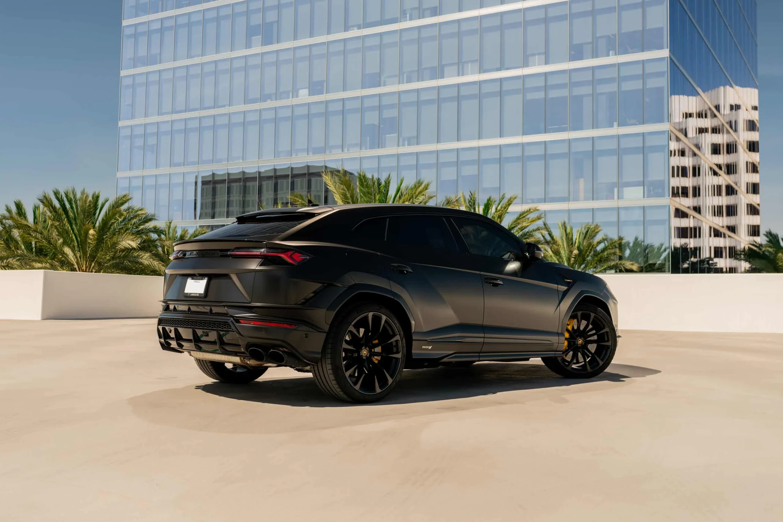 Lamborghini Urus S detail relevant to miami boat-show luxury car rentals on MIAMI RENT LUXURY