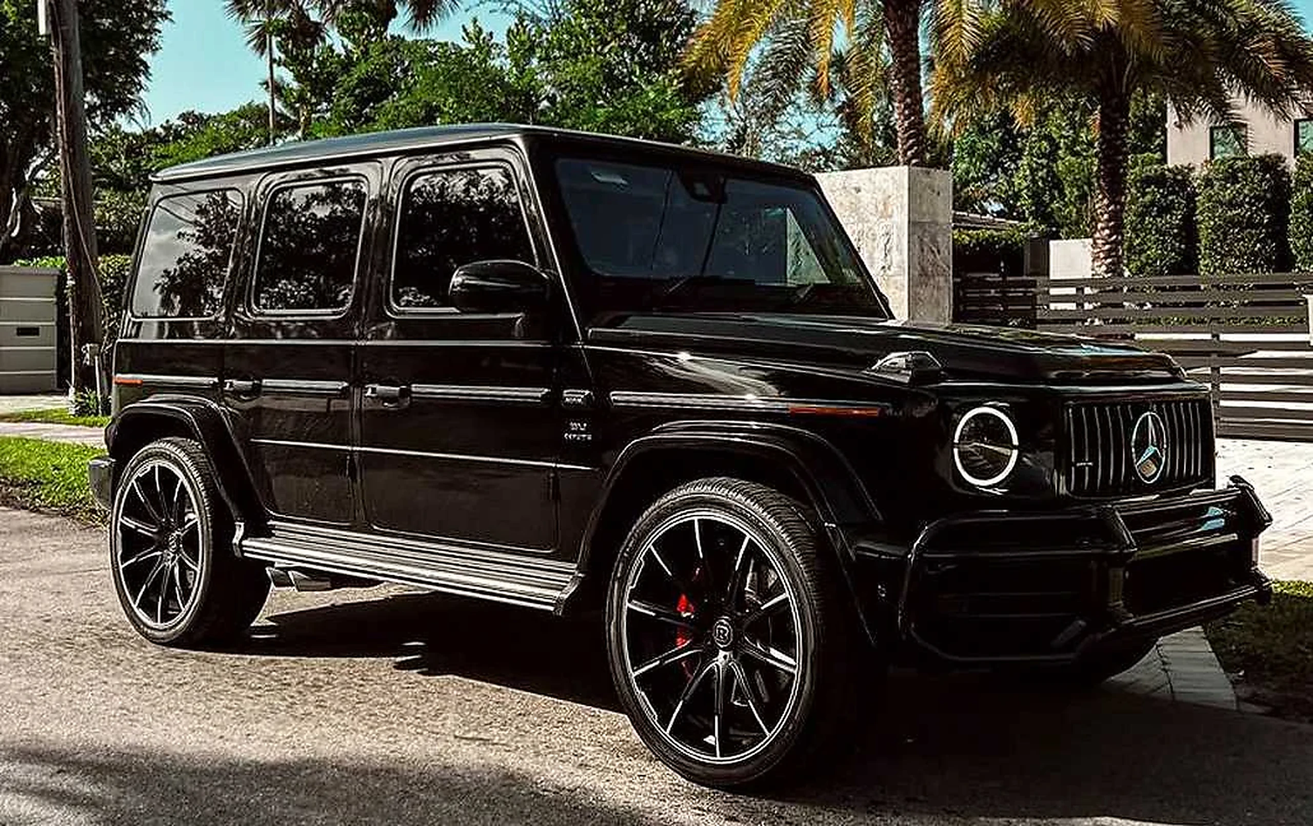 Mercedes-AMG G 63 exterior for multi-car exotic rental coordination